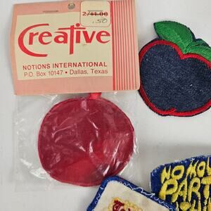 VTG 1970s lot 4 sew on patches retro costumes boho sewing crafts